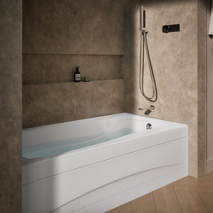 KOHLER K-1257-RA Mariposa 72" x 36" alcove whirlpool bath, right drain