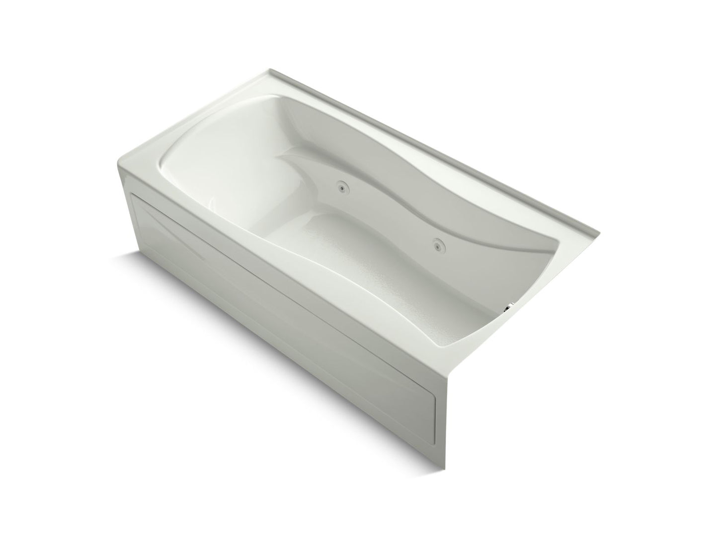 KOHLER K-1257-RAW Mariposa 72" x 36" alcove whirlpool bath with Bask heated surface, right drain