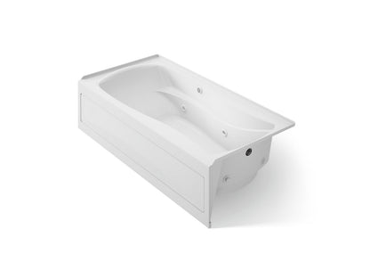 KOHLER K-1257-RAW Mariposa 72" x 36" alcove whirlpool bath with Bask heated surface, right drain