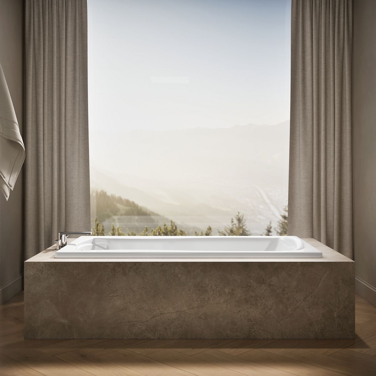 KOHLER K-1259 Mariposa 72" x 36" drop-in bath