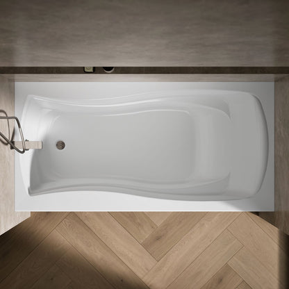 KOHLER K-1259-LA Mariposa 72" x 36" alcove bath, left drain
