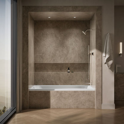 KOHLER K-1259-R Mariposa 72" x 36" alcove bath, right drain