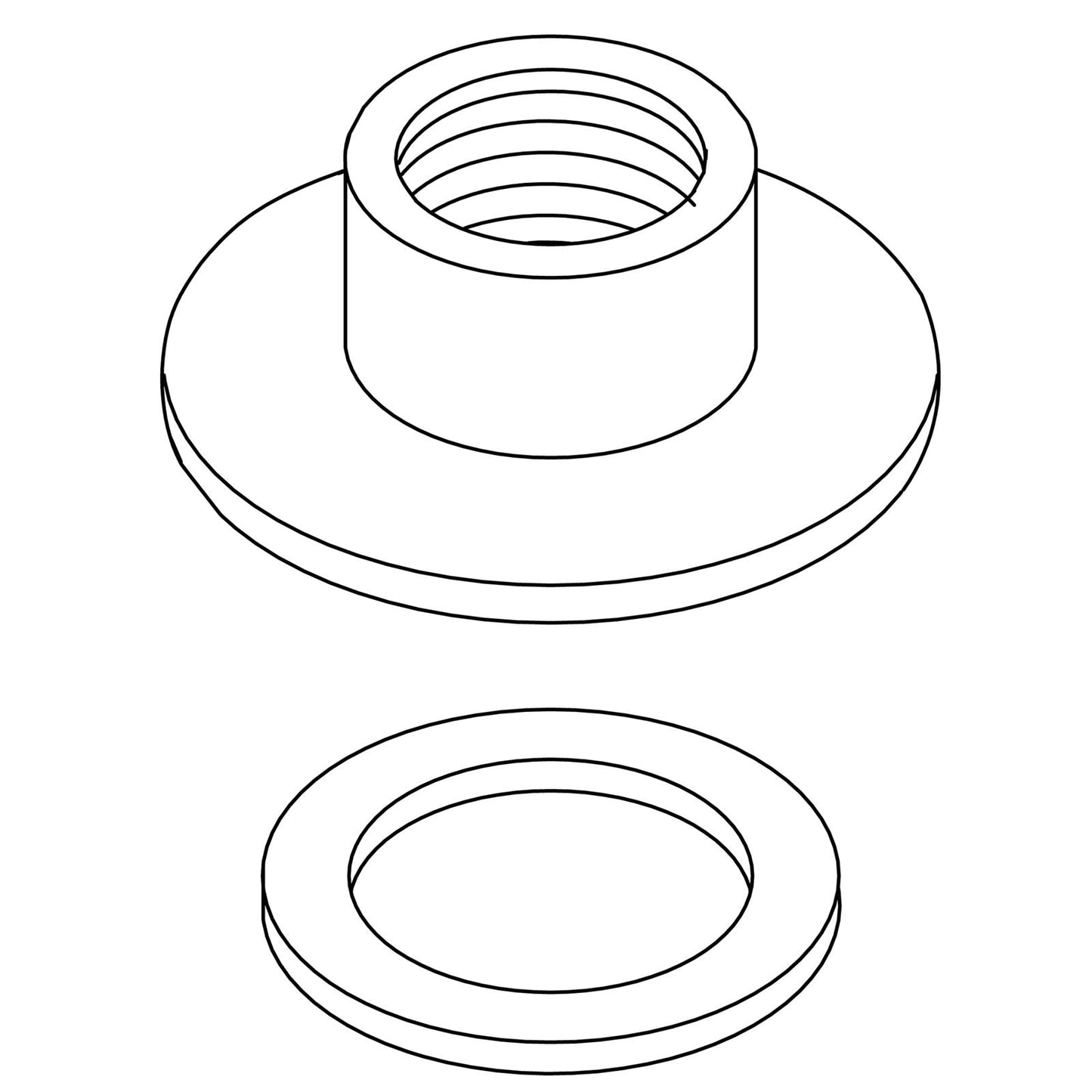 KOHLER K-1276521 Escutcheon Hardware Kit