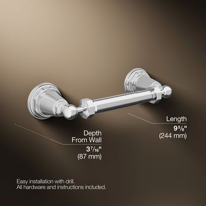 KOHLER K-13114 Pinstripe Toilet paper holder