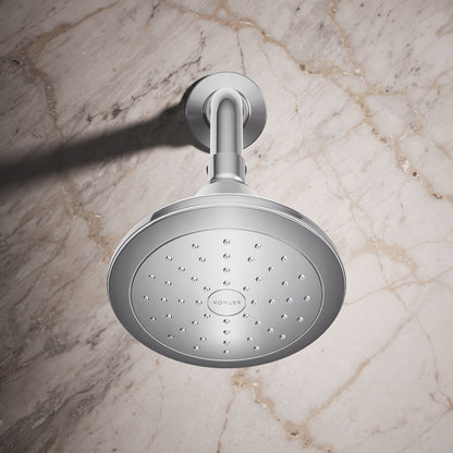 KOHLER K-13137-AK Pinstripe Single-function showerhead, 2.5 gpm