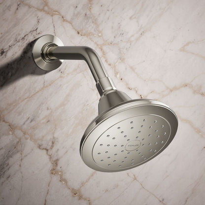 KOHLER K-13137-AK Pinstripe Single-function showerhead, 2.5 gpm