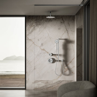 KOHLER Contemporary Round 10" single-function rainhead, 2.5 gpm