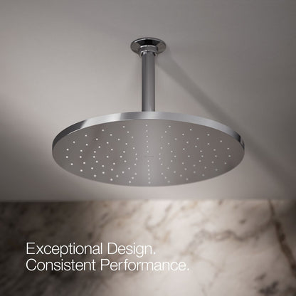 KOHLER Contemporary Round 12" single-function rainhead, 2.5 gpm