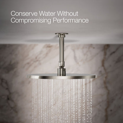 KOHLER Contemporary Round 12" single-function rainhead, 2.5 gpm
