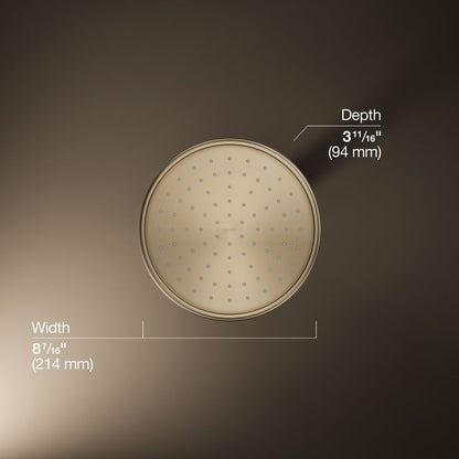 KOHLER K-13692-G 8" 1.75 gpm rainhead with Katalyst air-induction technology