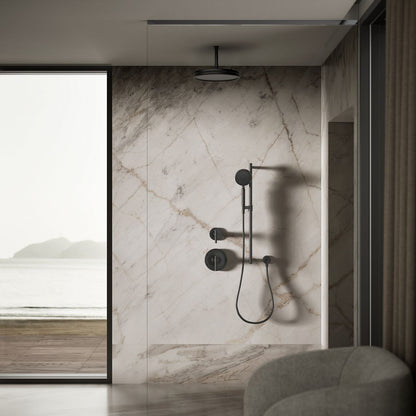 KOHLER K-13694 12" 2.5 gpm rainhead with Katalyst air-induction technology