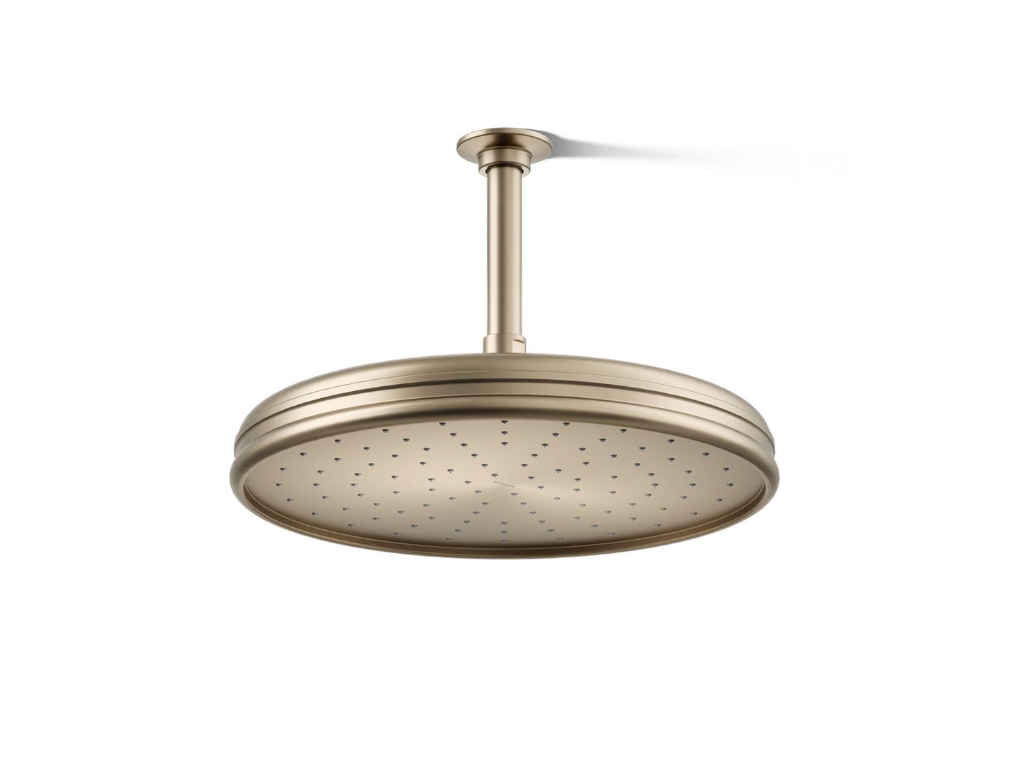 KOHLER K-13694 12" 2.5 gpm rainhead with Katalyst air-induction technology
