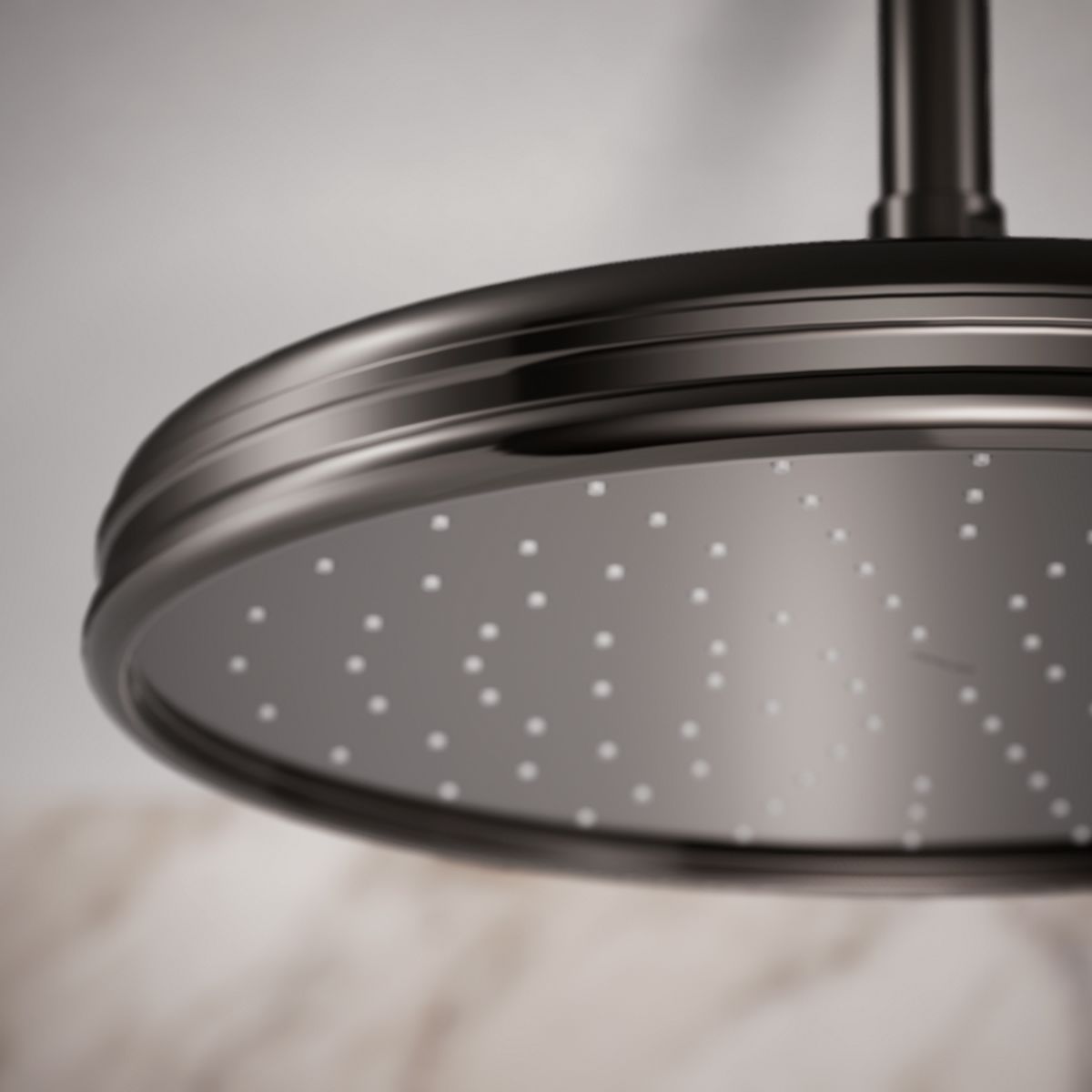 KOHLER K-13694 12" 2.5 gpm rainhead with Katalyst air-induction technology