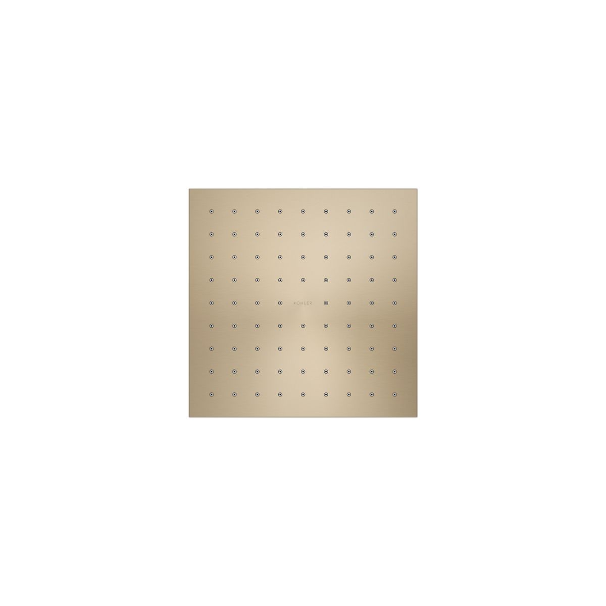 KOHLER Contemporary Square 8" single-function rainhead, 2.5 gpm