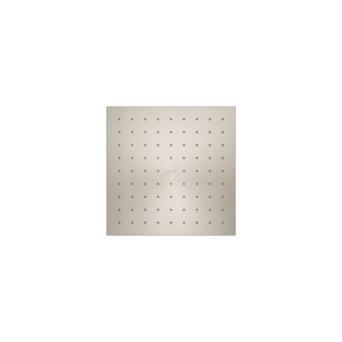 KOHLER Contemporary Square 8" single-function rainhead, 2.5 gpm