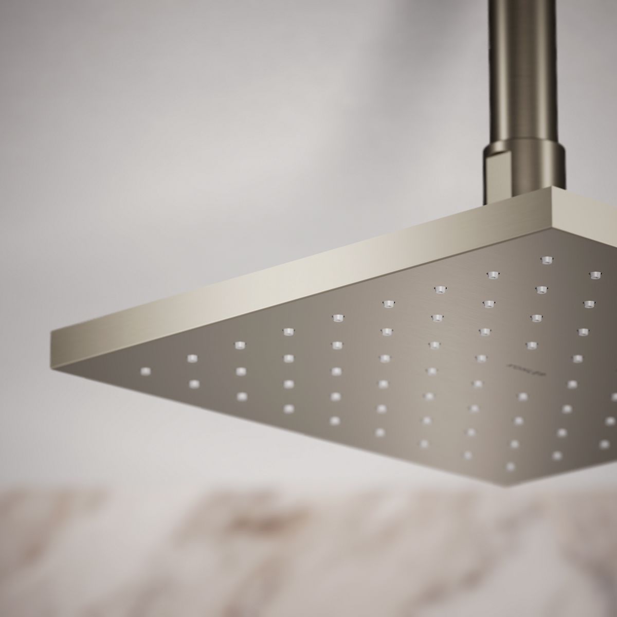 KOHLER Contemporary Square 8" single-function rainhead, 2.5 gpm