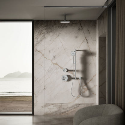 KOHLER Contemporary Square 8" single-function rainhead, 1.75 gpm