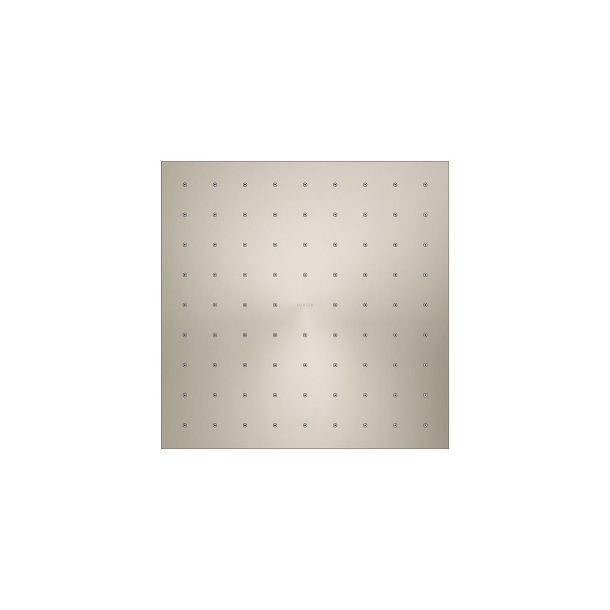 KOHLER Contemporary Square 10" single-function rainhead, 2.5 gpm