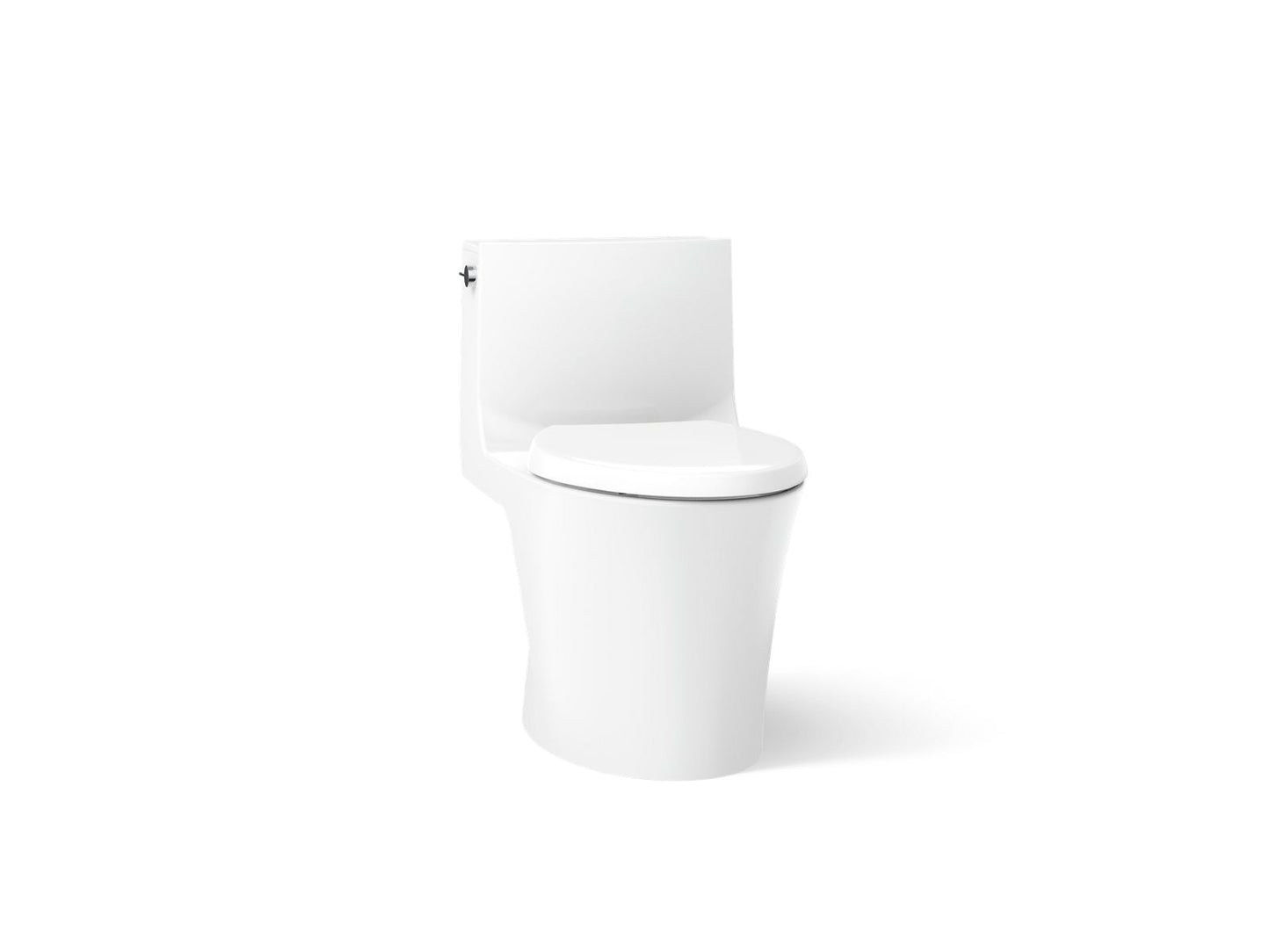 KOHLER K-1381 Veil One-piece elongated toilet with skirted trapway, dual-flush