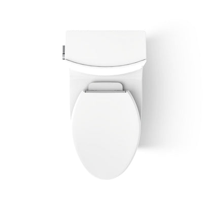KOHLER K-1381-HC Veil Hidden cord one-piece elongated toilet with skirted trapway, dual-flush