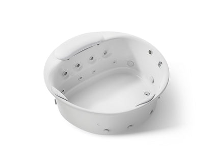 KOHLER K-1394-H2 RiverBath 66" drop-in heated whirlpool bath with chromatherapy