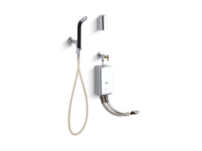 KOHLER K-13960 Bedpan washer with double foot control mixing valves and integral stops