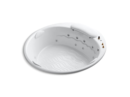 KOHLER K-1397-H3 RiverBath 75" x 75" drop-in whirlpool with heater without jet trim