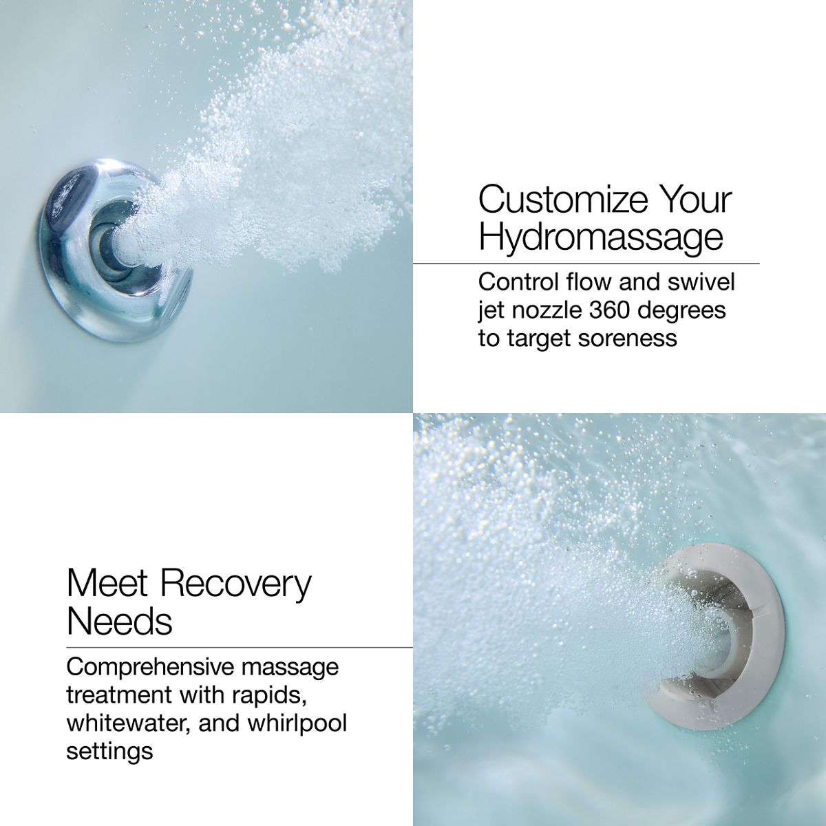 KOHLER K-1397-H3 RiverBath 75" x 75" drop-in whirlpool with heater without jet trim