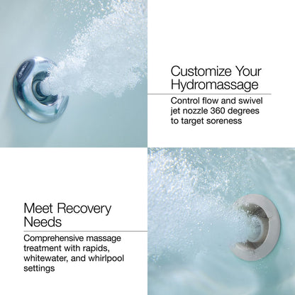 KOHLER K-1397-H3 RiverBath 75" x 75" drop-in whirlpool with heater without jet trim