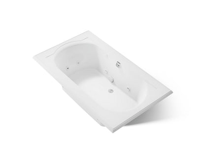 KOHLER K-1418-JH Memoirs 72" x 42" drop-in whirlpool bath