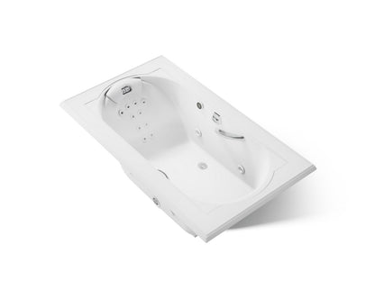 KOHLER K-1418-M Memoirs 72" x 42" drop-in heated whirlpool bath
