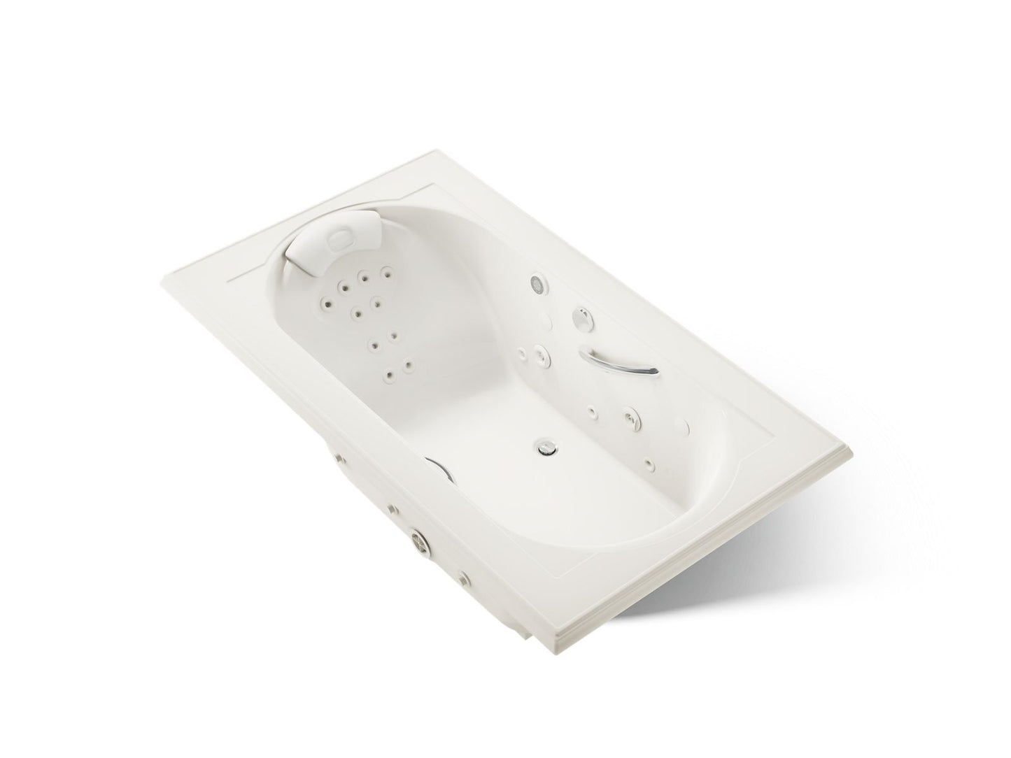 KOHLER K-1418-V Memoirs 72" x 42" drop-in Effervescence whirlpool bath