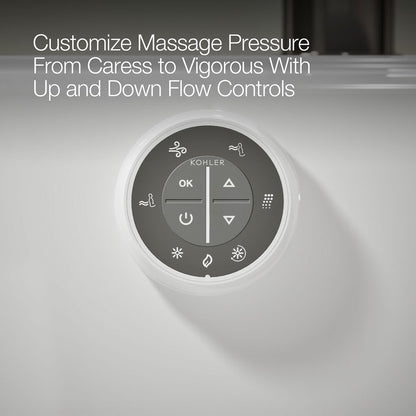 KOHLER K-1418-V Memoirs 72" x 42" drop-in Effervescence whirlpool bath