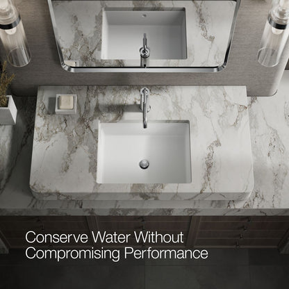 KOHLER Purist Single-handle bathroom sink faucet with Straight Lever handle, 1.2 gpm