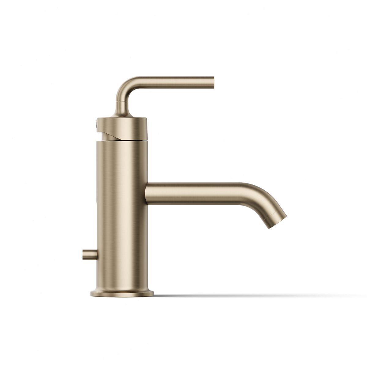KOHLER Purist Single-handle bathroom sink faucet with Straight Lever handle, 1.2 gpm