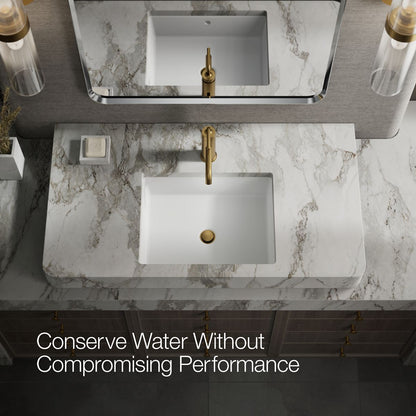 KOHLER Purist Single-handle bathroom sink faucet with Straight Lever handle, 1.2 gpm