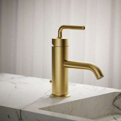 KOHLER Purist Single-handle bathroom sink faucet with Straight Lever handle, 1.2 gpm