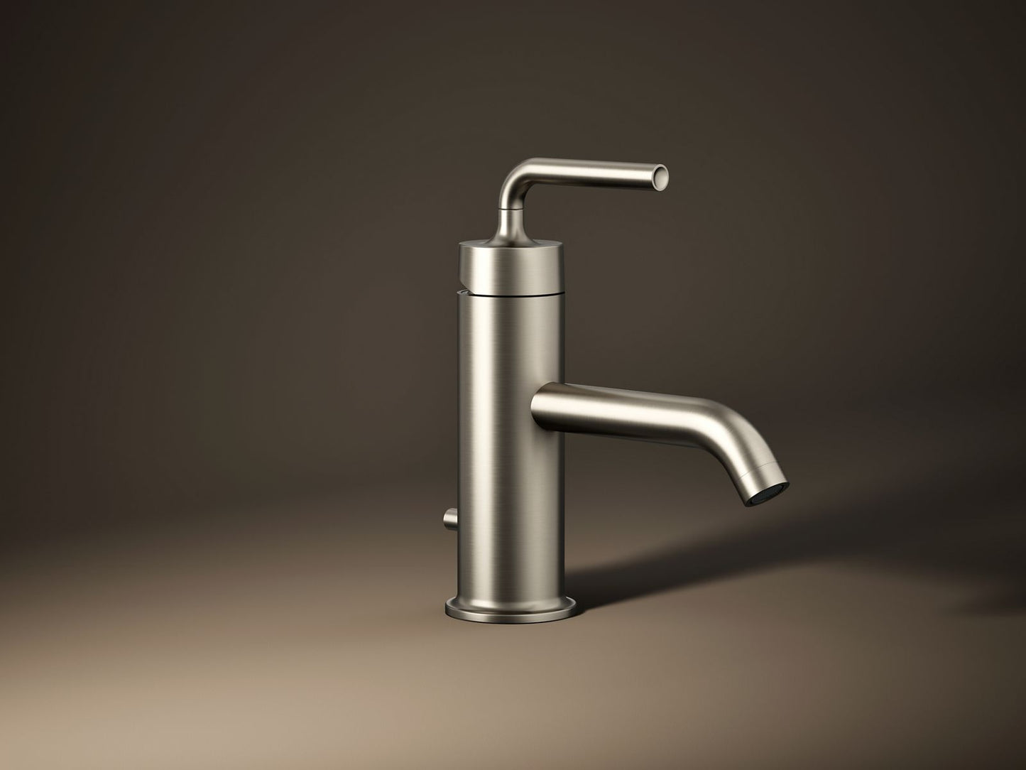 KOHLER Purist Single-handle bathroom sink faucet with Straight Lever handle, 1.2 gpm