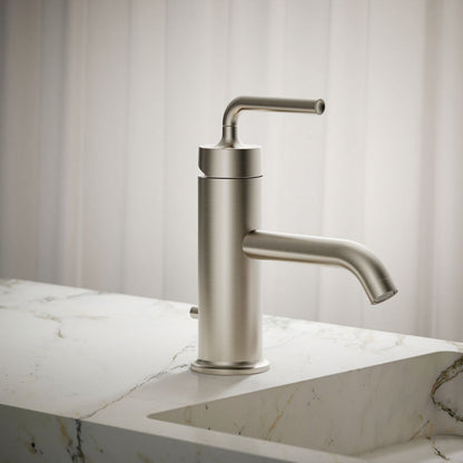 KOHLER Purist Single-handle bathroom sink faucet with Straight Lever handle, 1.2 gpm