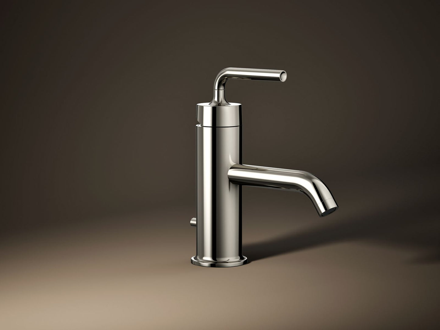 KOHLER Purist Single-handle bathroom sink faucet with Straight Lever handle, 1.2 gpm