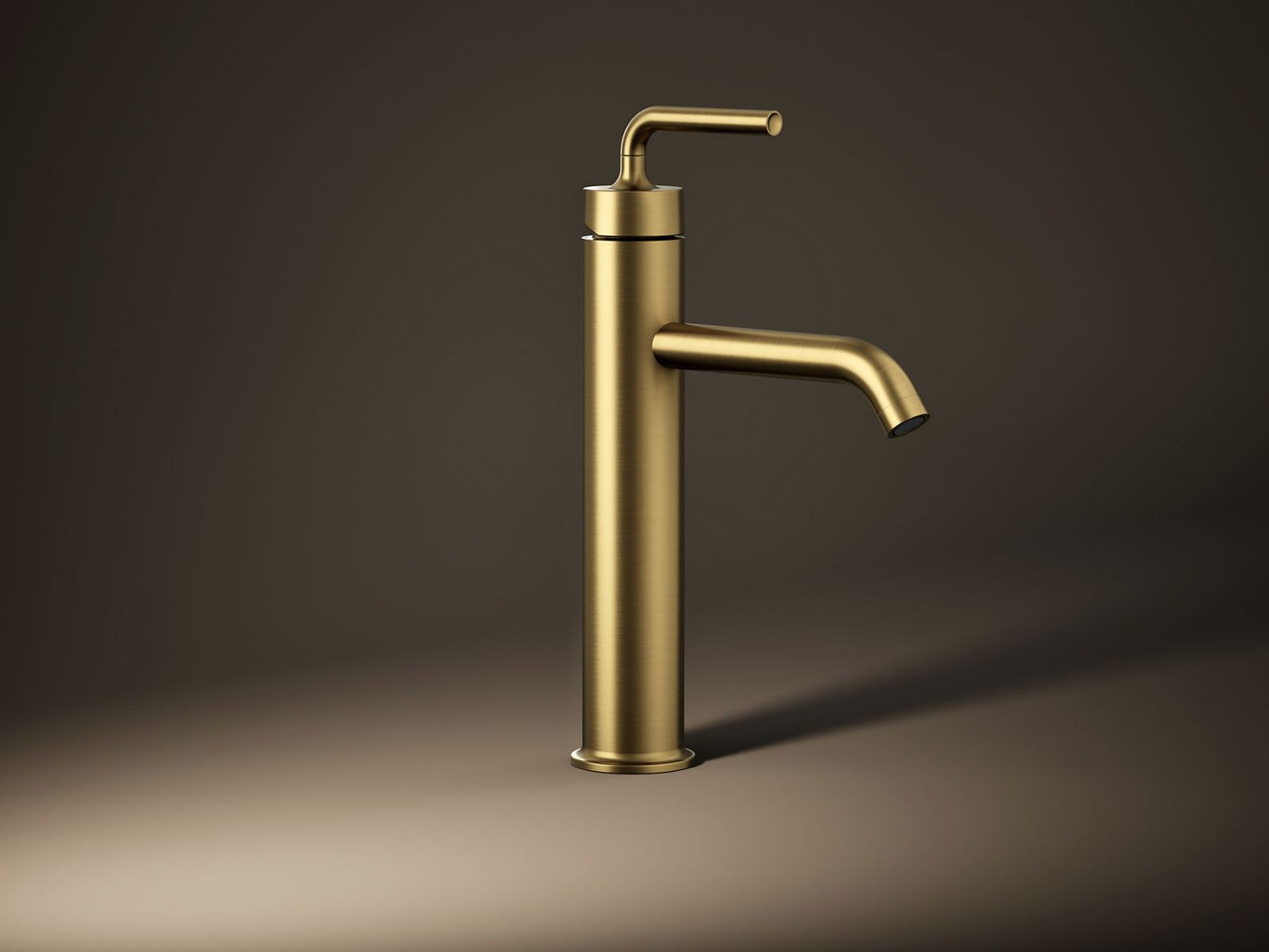 KOHLER Purist Tall single-handle bathroom sink faucet with Lever handle, 1.2 gpm