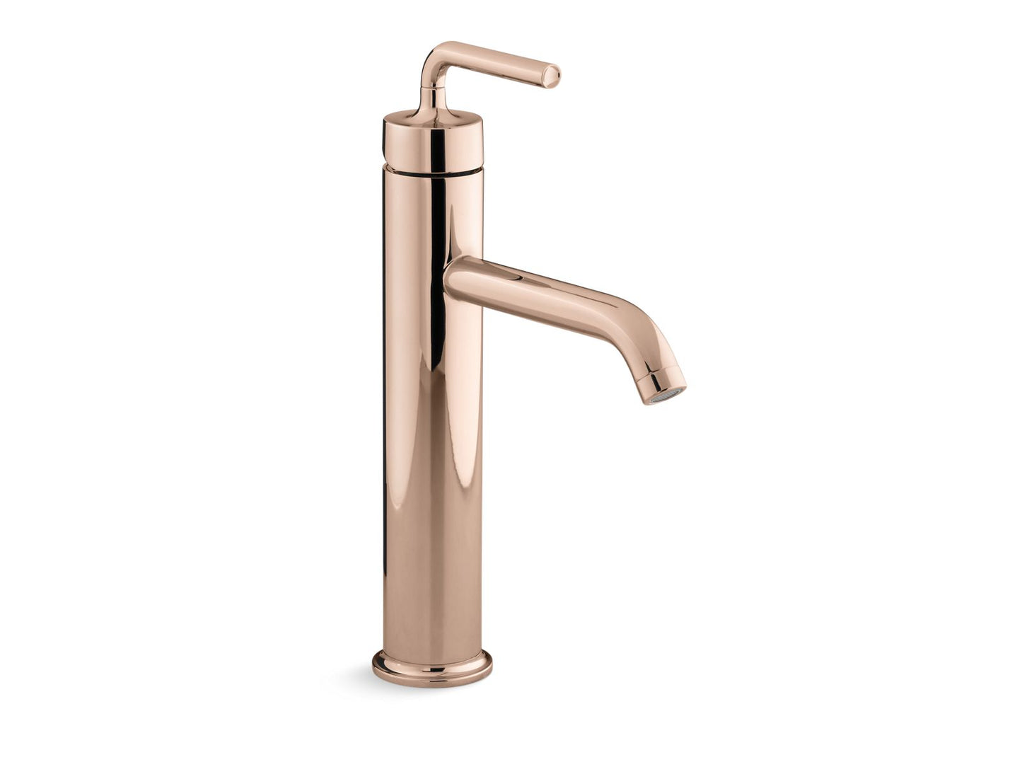 KOHLER Purist Tall single-handle bathroom sink faucet with Lever handle, 1.2 gpm