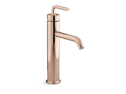 KOHLER Purist Tall single-handle bathroom sink faucet with Lever handle, 1.2 gpm