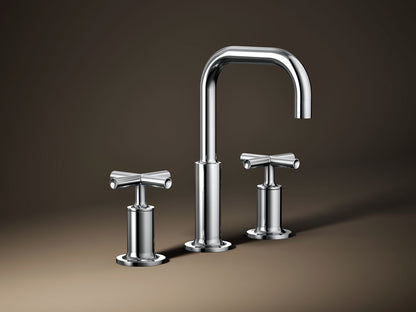 KOHLER Purist Widespread bathroom sink faucet with Cross handles, 1.2 gpm