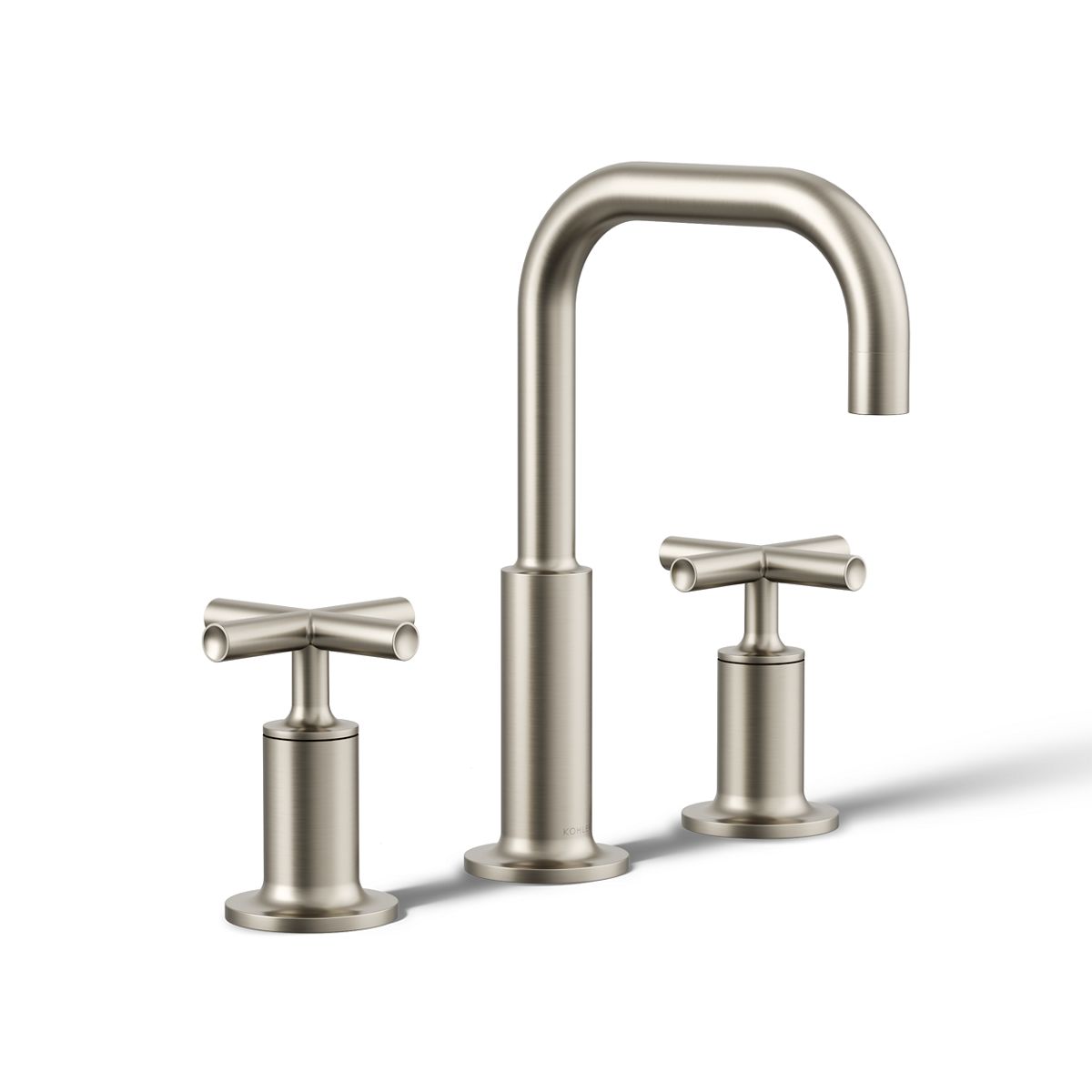 KOHLER Purist Widespread bathroom sink faucet with Cross handles, 1.2 gpm