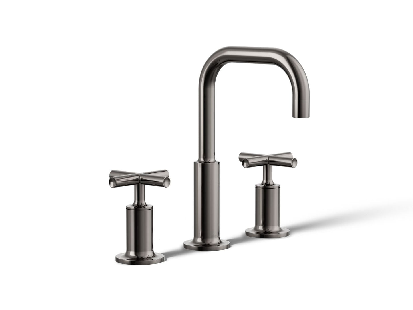 KOHLER Purist Widespread bathroom sink faucet with Cross handles, 1.2 gpm