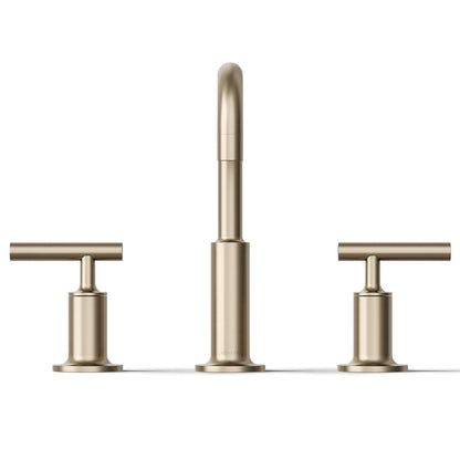 KOHLER Purist Widespread bathroom sink faucet with Lever handles, 1.2 gpm