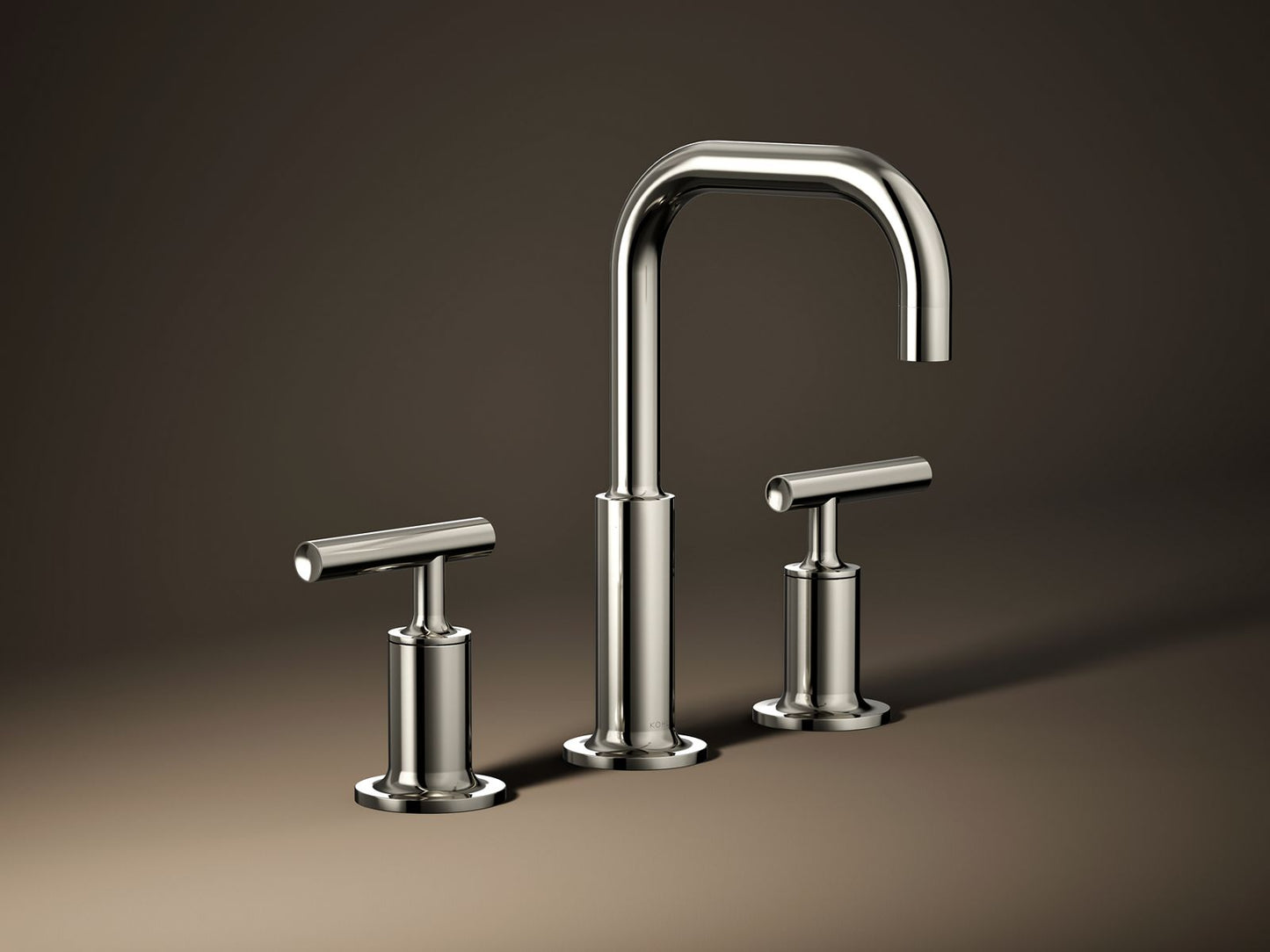 KOHLER Purist Widespread bathroom sink faucet with Lever handles, 1.2 gpm
