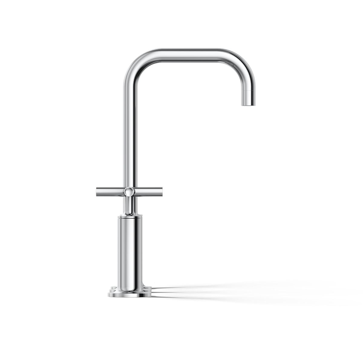 KOHLER Purist Widespread bathroom sink faucet with Cross handles, 1.2 gpm