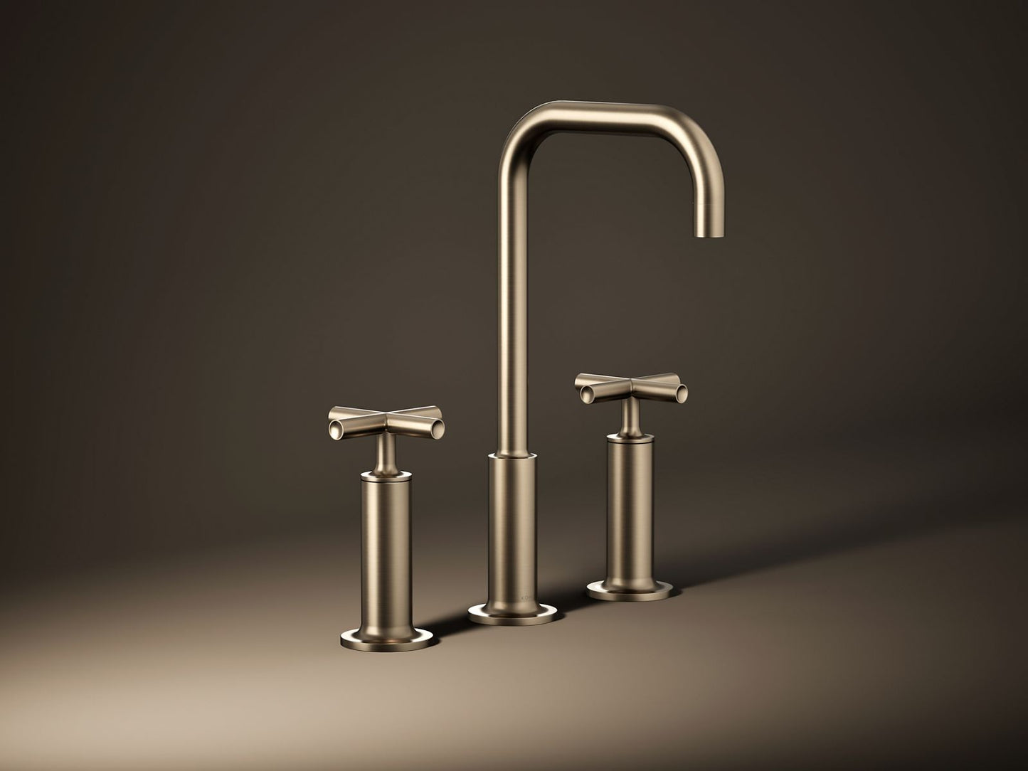KOHLER Purist Widespread bathroom sink faucet with Cross handles, 1.2 gpm
